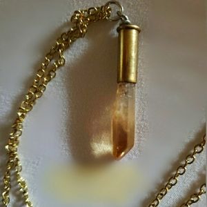 Ahmong Charms Handmade Bullet Crystal Necklace